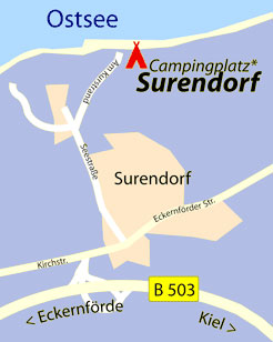 Lageplan Campingplatz Surendorf